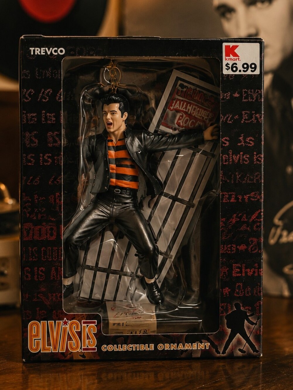 Vintage Trevco Elvis Presley Jailhouse Rock Collectible Ornament NIB